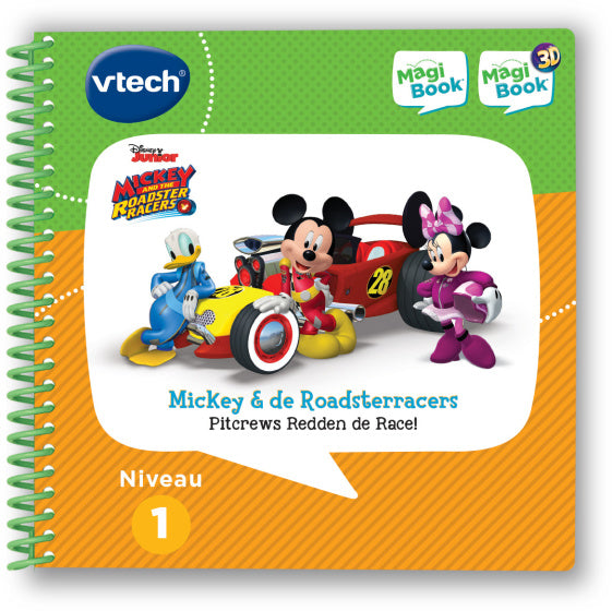 Vtech Activiteitenboek MagiBook Mickey & The Roadster Racers
