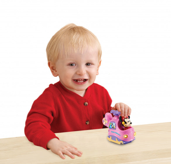 helikopter Minnie Mouse junior 12,7 cm roze/paars