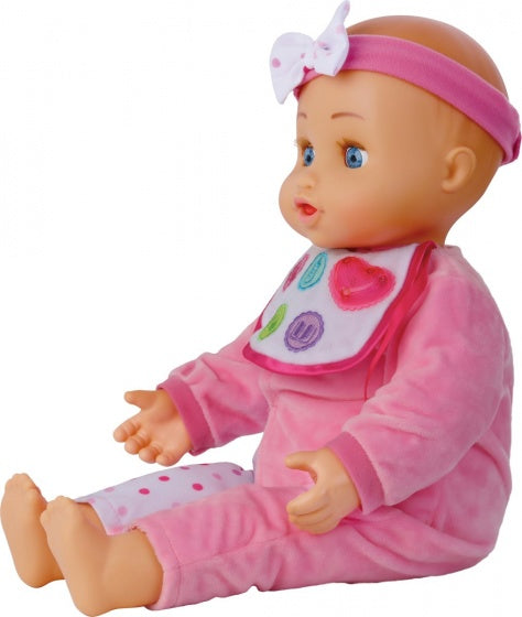 Little Love babypop Eva's Eerste Woordjes 40 cm roze