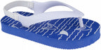 teenslippers Acapulco junior PVC blauw/wit maat 22