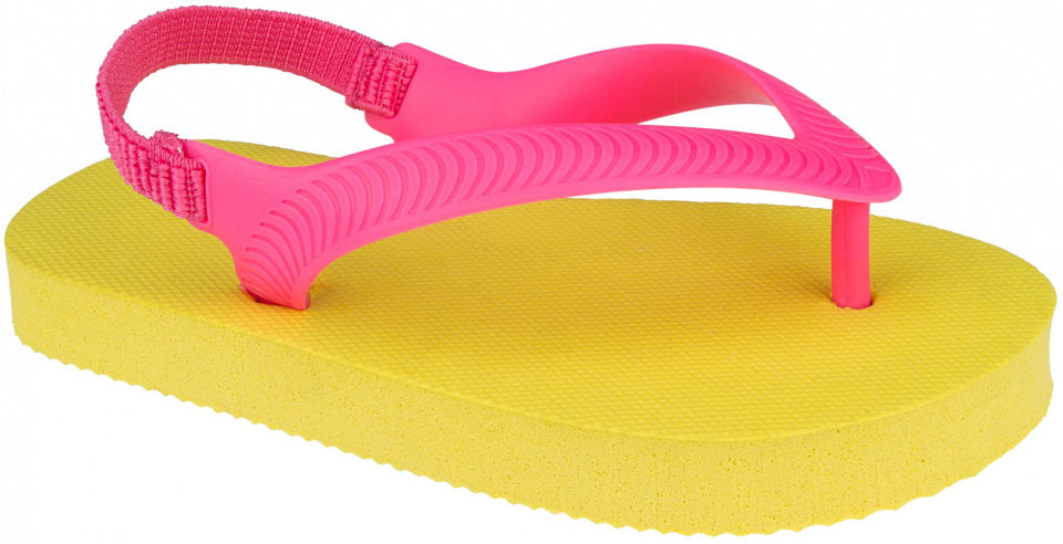 Waimea Teenslippers Acapulco junior PVC geel/roze maat 25
