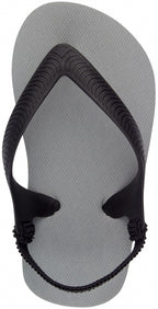 teenslippers Acapulco junior PVC grijs/zwart maat 26