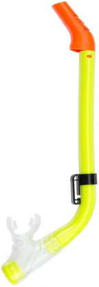 Waimea duikbril met snorkel - kinderen - geel - waterafvoerventiel