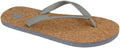 teenslippers Cork heren bruin/grijs maat 41