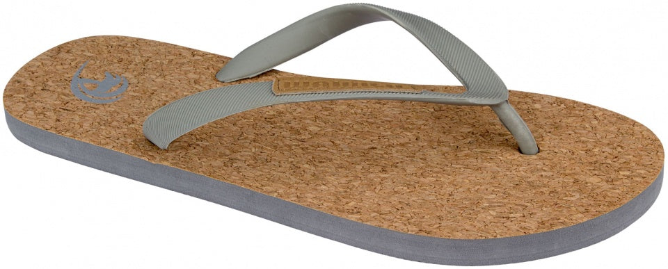 teenslippers Cork heren bruin/grijs maat 41