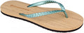 teenslippers Glow dames groen maat 37