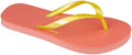 teenslippers Mambo Beach meisjes roze/geel maat 31
