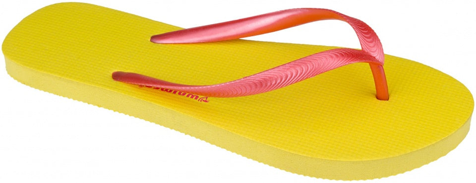 teenslippers Miami Beach dames geel/roze maat 40