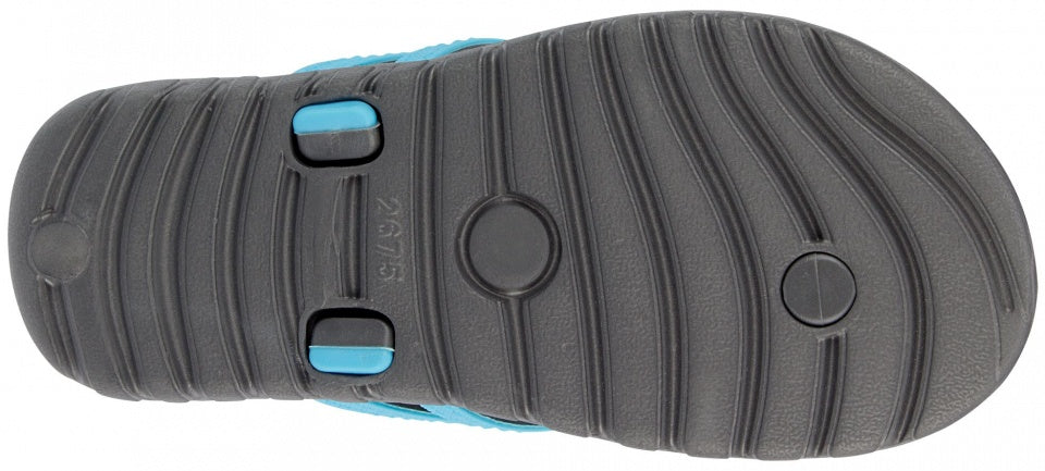 teenslippers Rider junior grijs/aqua maat 35