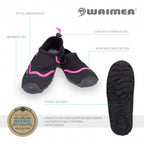 waterschoenen Wave Rider zwart/roze maat 24