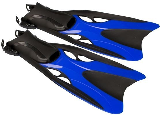 Zwemvliezen Verstelbaar Senior Blauw/Zwart Maat 37-41