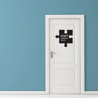 Krijtbord Decoratie Sticker Puzzel