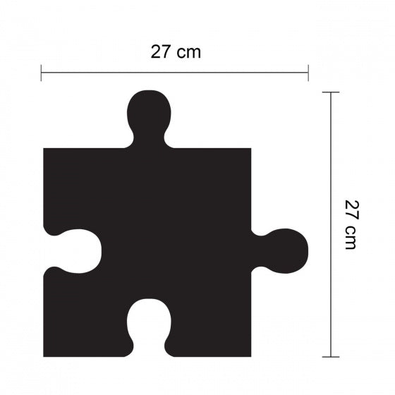 Krijtbord Decoratie Sticker Puzzel