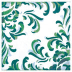 muursticker Citations 10 cm PVC groen/wit 24 stuks