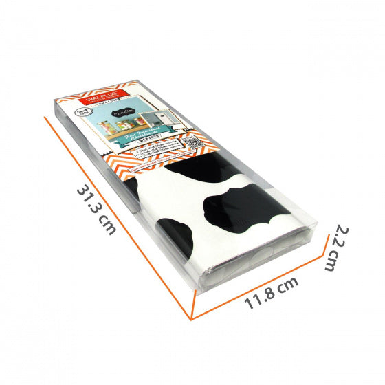 muursticker krijtbord zwarte labels PVC 11-delig