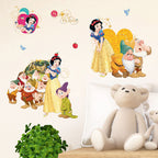 muurstickerset Disney Sneeuwwitje 72 cm PVC 7-delig