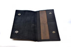Walt Continental Portefeuille Leer Zwart Knoop