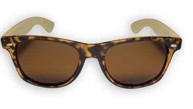 Wave hawaii Zonnebril bamboo Taka unisex blank bruin