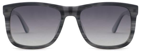 Wave hawaii Acetat houten zonnebril unisex UV400 grijs