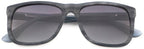 Wave hawaii Acetat houten zonnebril unisex UV400 grijs