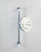 badkamerspiegel Carpi Power-Loc 25,5 x 50,5 cm RVS zilver