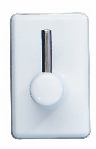 gordijnhaken 2 x 3 cm ABS wit 4 stuks