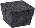 opbergmand adria feltro 14 cm polyester antraciet