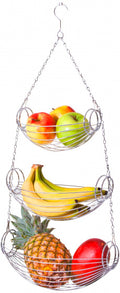 opbergmanden hangend triago 73 cm staal chroom