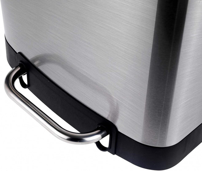 pedaalemmer Studio 30 liter 34 x 32,5 x 61 cm RVS zilver