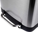 pedaalemmer Studio 30 liter 34 x 32,5 x 61 cm RVS zilver