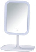 spiegel staand led 21 x 30 x 16,5 cm glas wit