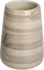 badkamerbeker Pottery 8 x 11 cm keramiek bruin