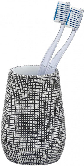 tandenborstelhouder Gilba 11,5 cm polyresin zwart