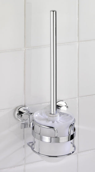toiletborstel Sion 14 x 38 x 13 cm staal chroom 2-delig