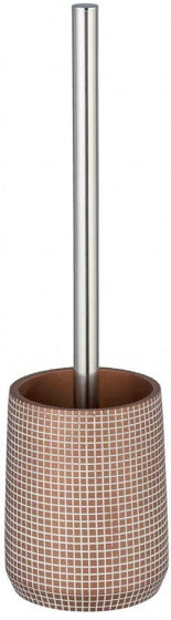 toiletborstel Ohrid 37 cm polystyreen brons/zilver