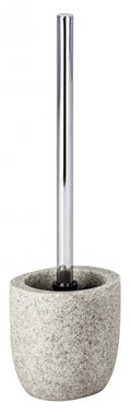 toiletborstelhouder Puro 9 x 37 cm polyresin lichtgrijs