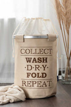 wasmand Ringo 40 x 54 cm 68 liter polyester beige
