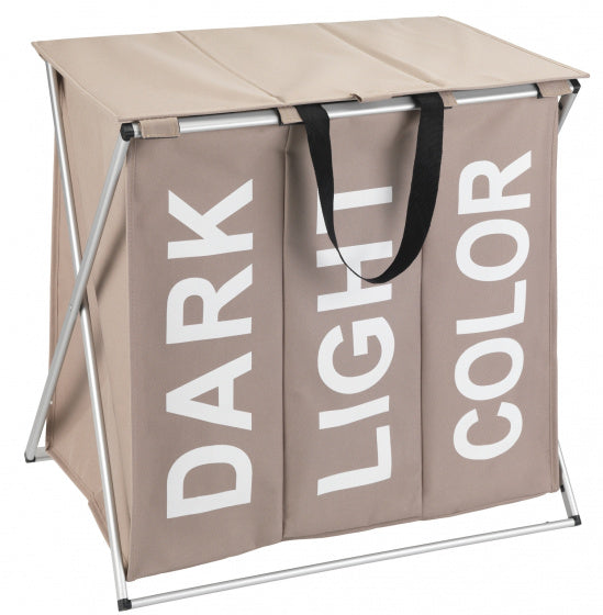 wasmand Trio Top 57 x 38 cm polyester taupe