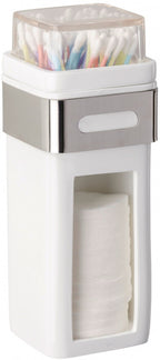 wattenstaafhouder Premium Plus RVS/ABS wit