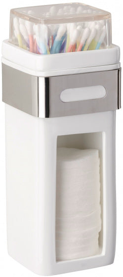 wattenstaafhouder Premium Plus RVS/ABS wit
