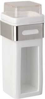 wattenstaafhouder Premium Plus RVS/ABS wit