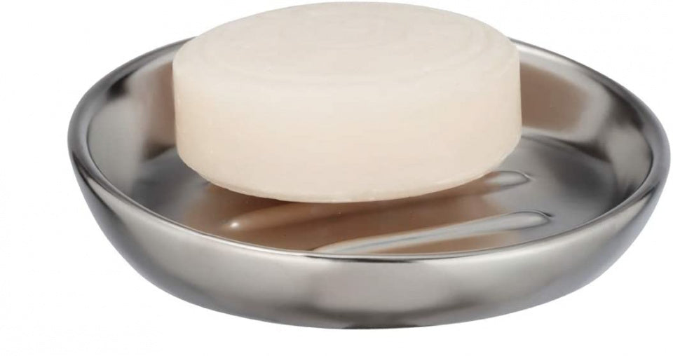 zeephouder Badi 11,5 cm keramiek chroom