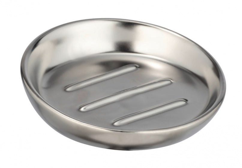 zeephouder Badi 11,5 cm keramiek chroom