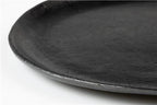 schaal antieklook Jace 38 cm aluminium zwart