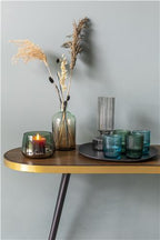 schaal antieklook Jace 38 cm aluminium zwart