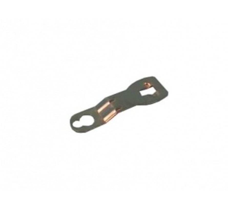 Widek snelbinder beugel op pad en as