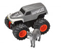 speelset truck en wolf junior grijs 2-delig