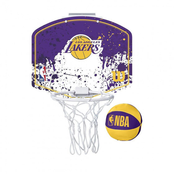 Wilson nba mini basketbal hoepel la lakers basketbalset deur.