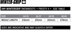 snowboots Frosty II rubber/polyester zwart/grijs maat 36-37