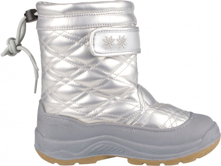Snowboots Meisjes Quilt Zilver / Grijs Maat 23